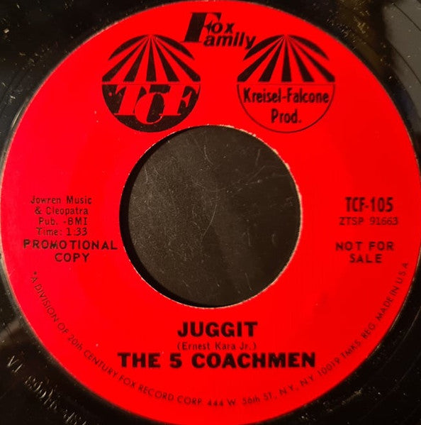 The 5 Coachmen : Hawaiian Hanky Panky (7", Promo)