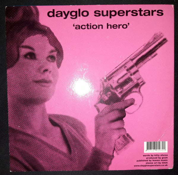Seedling / Dayglo Superstars : I'm Jill's Smirking Revenge / Action Hero (7", Yel)