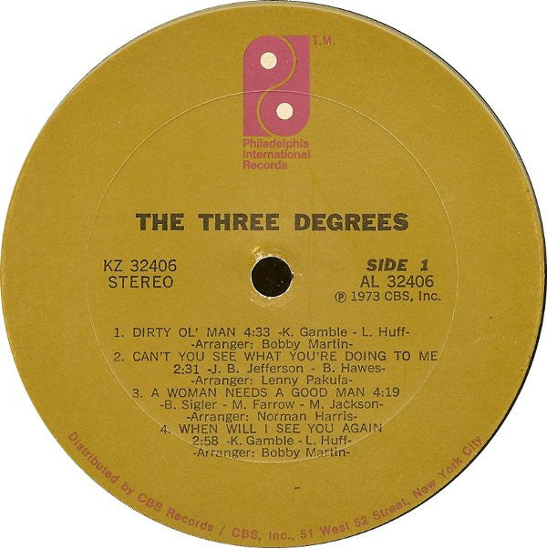 The Three Degrees : The Three Degrees (LP, Album, Pit)
