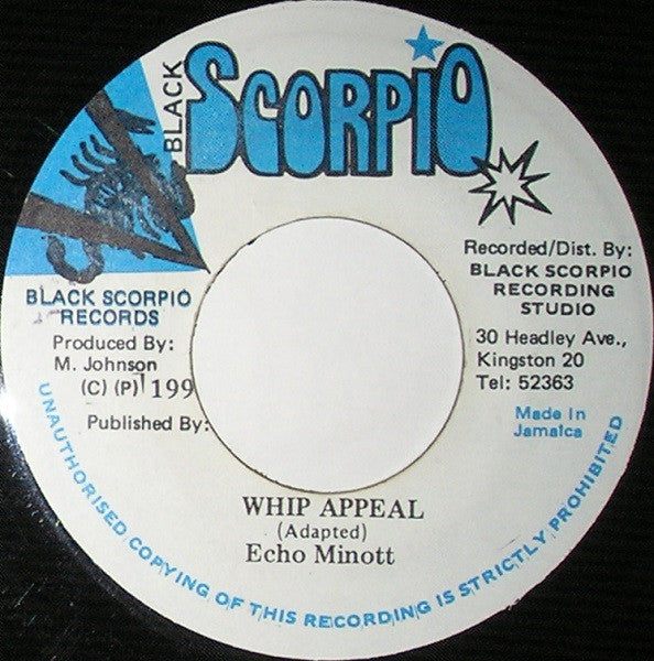 Echo Minott : Whip Appeal (7")