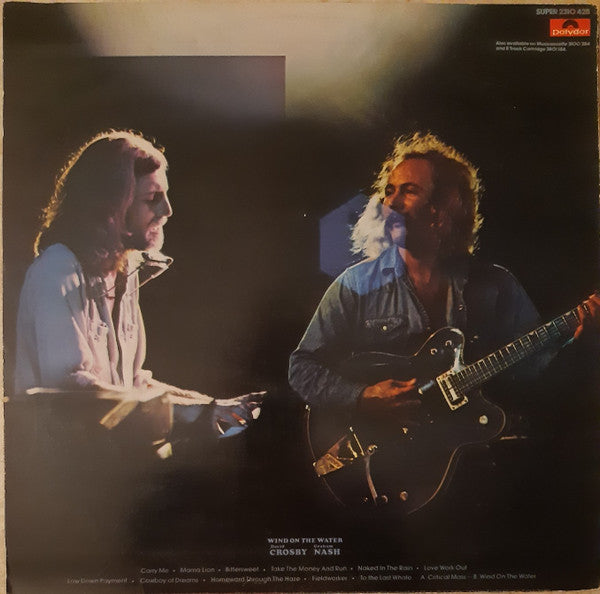 Crosby & Nash : Wind On The Water (LP, Album)