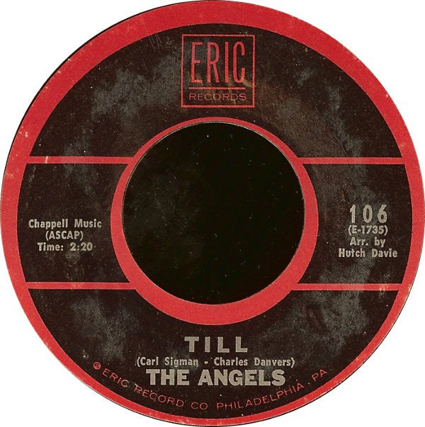 The Angels (3) : Till / A Moment Ago (7", RE)