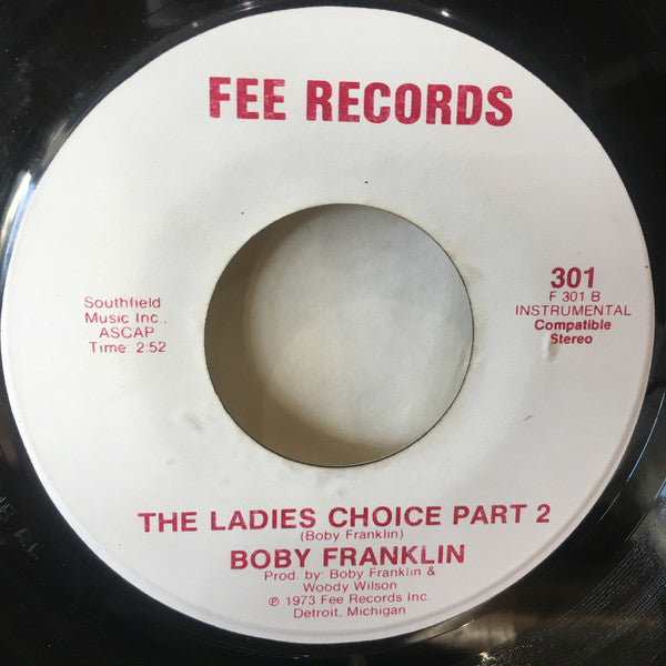 Boby Franklin : The Ladies Choice (7")