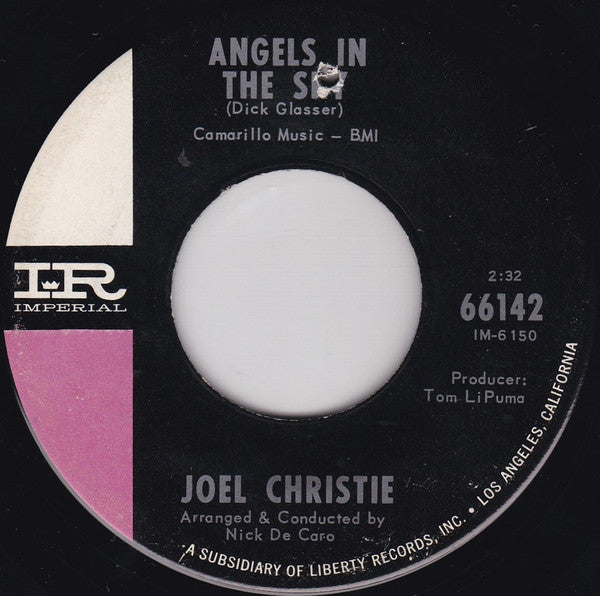 Joel Christie : Angels In The Sky (7", Single, Promo, RCA)