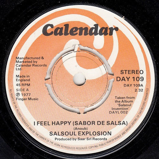 Salsoul Explosion : I Feel Happy (Sabor De Salsa) (7")