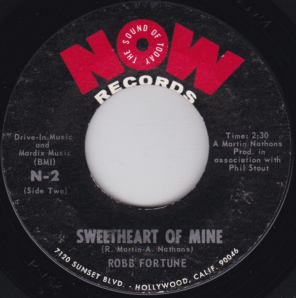 Robb Fortune : Crazy Feeling / Sweetheart Of Mine (7")