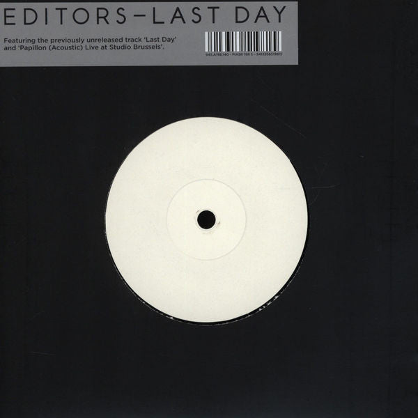 Editors : Last Day (7", RSD, Ltd, W/Lbl)