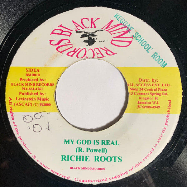 Richie Roots : My God Is Real/Jah Love Is Brighter (7")