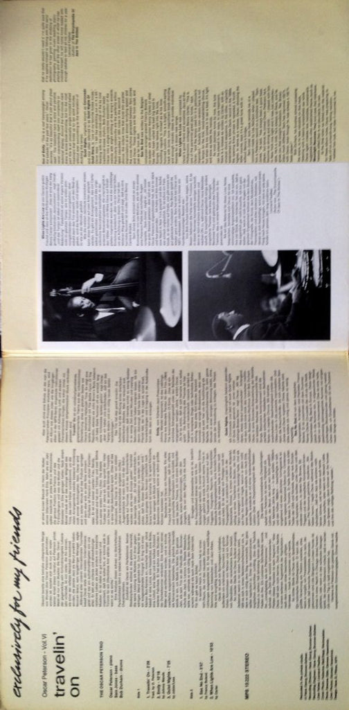 Oscar Peterson : Travelin' On (LP, Album)