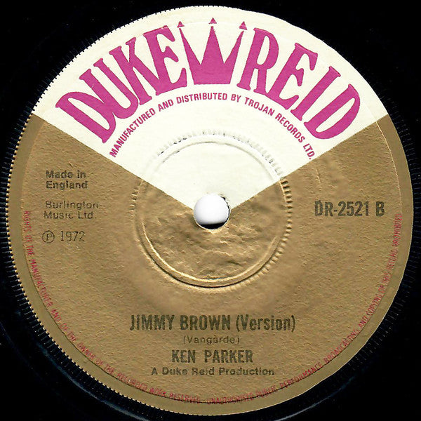 Ken Parker : Jimmy Brown  (7", Sol)