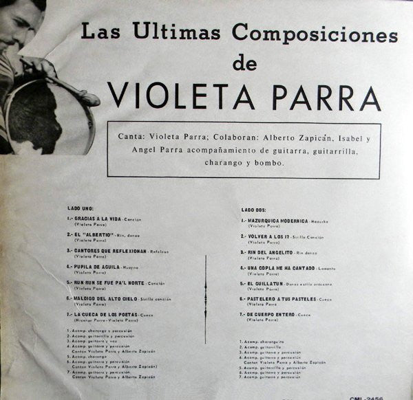 Violeta Parra : Las Ultimas Composiciones De Violeta Parra (LP, Album)