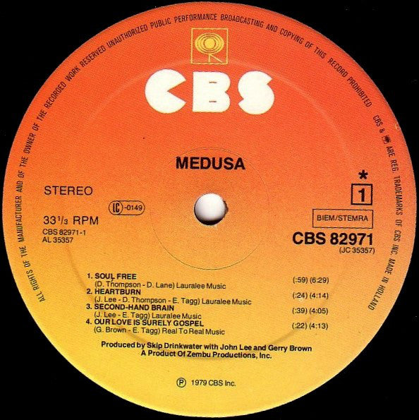 Medusa (23) : Medusa (LP, Album)