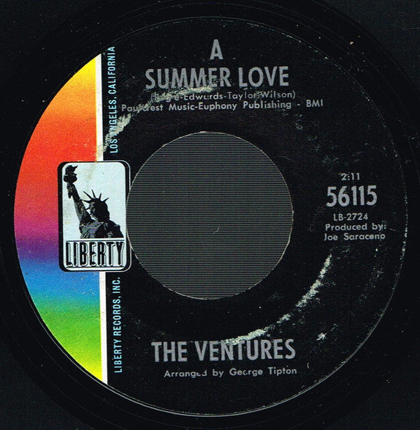 The Ventures : Theme From "A Summer Place" (7", Single, Styrene, All)