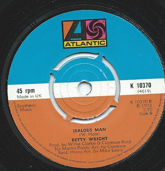 Betty Wright : Let Me Be Your Lovemaker / Jealous Man (7", 4-P)