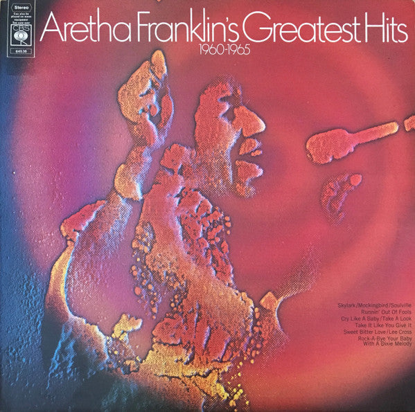 Aretha Franklin : Aretha Franklin's Greatest Hits 1960-1965 (LP, Comp)