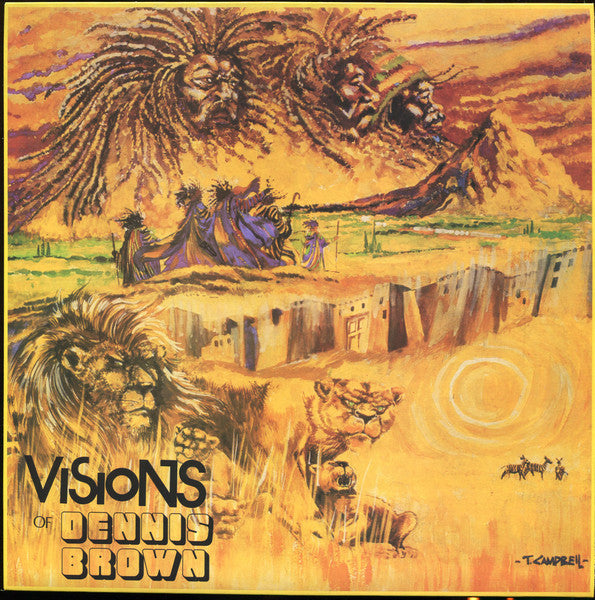 Dennis Brown : Visions Of Dennis Brown (LP, Album, RE)