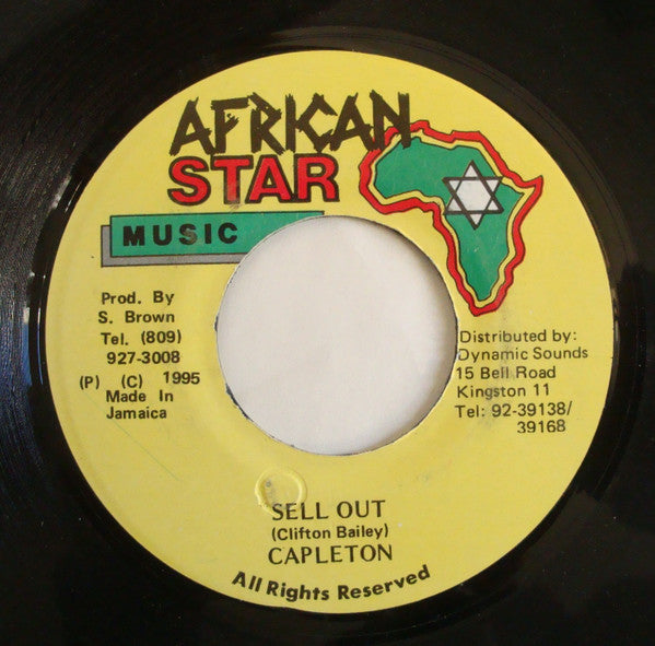 Capleton : Sell Out (7")