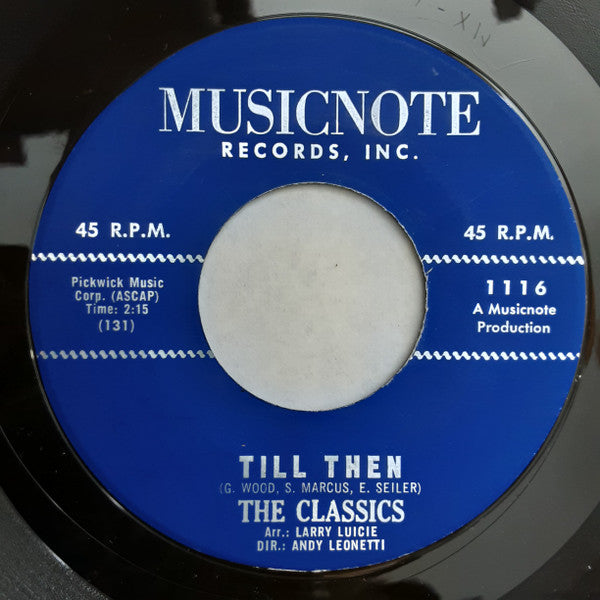 The Classics : Till Then / Enie Minie Mo (7", Single)
