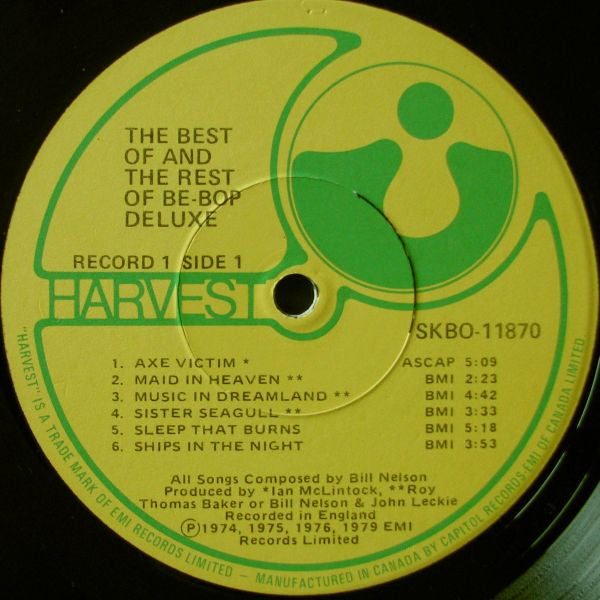 Be Bop Deluxe : The Best Of And The Rest Of Be Bop Deluxe (2xLP, Comp)