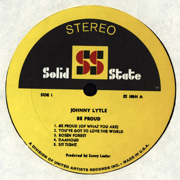 Johnny Lytle : Be Proud (LP, Album, Uni)