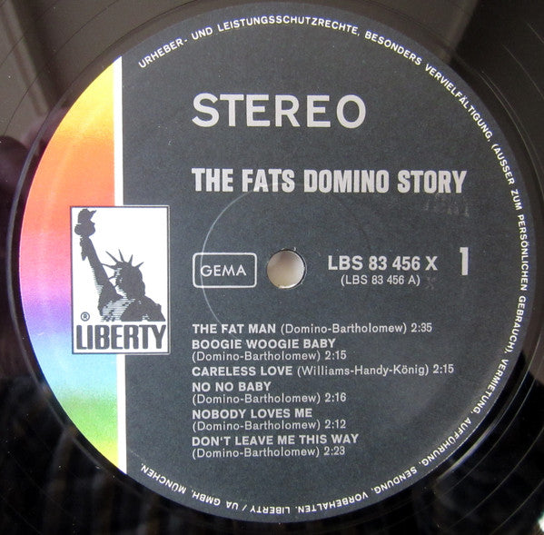 Fats Domino : The Fats Domino Story (2xLP, Comp, Enh, Gat)