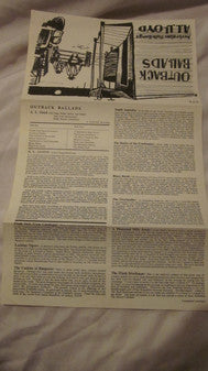 A. L. Lloyd : Outback Ballads  (LP)