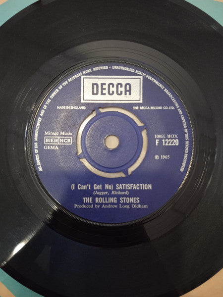 The Rolling Stones : (I Can't Get No) Satisfaction (7", Single)