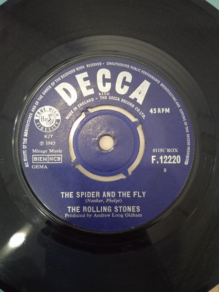 The Rolling Stones : (I Can't Get No) Satisfaction (7", Single)
