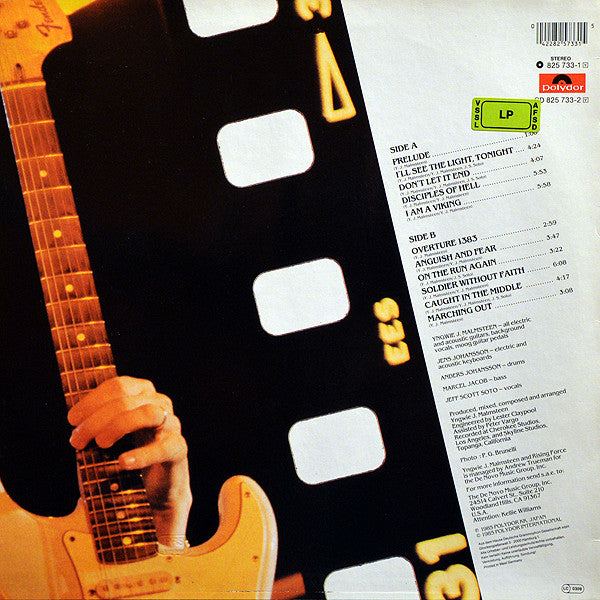 Yngwie J. Malmsteen's Rising Force : Marching Out (LP, Album)