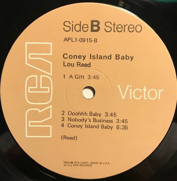 Lou Reed : Coney Island Baby (LP, Album, Hol)