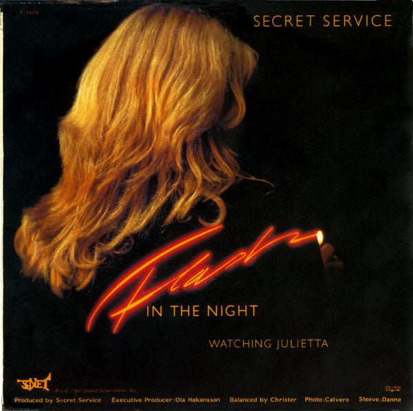 Secret Service : Flash In The Night (7", Single)