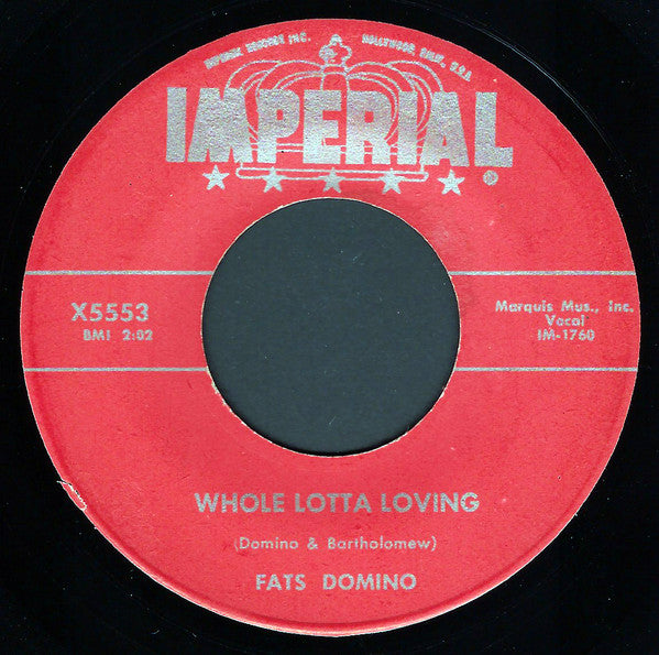 Fats Domino : Whole Lotta Loving / Coquette (7", Single)