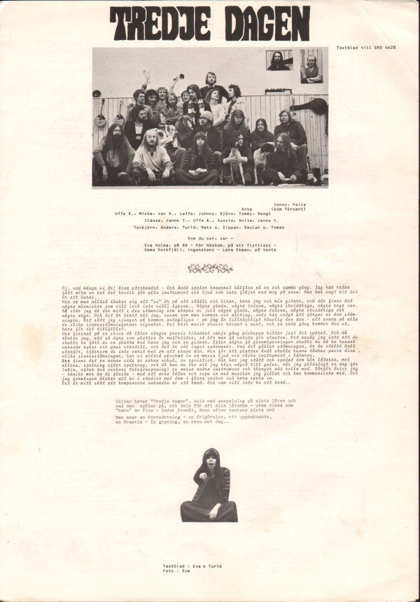 Turid : Tredje Dagen (LP, Album)