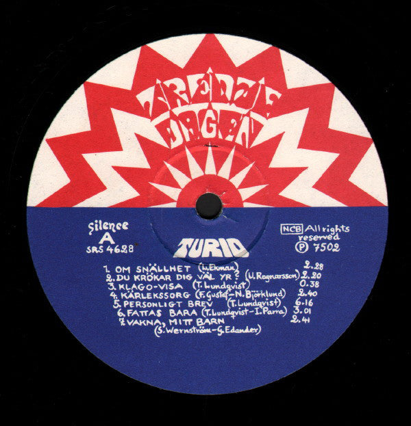 Turid : Tredje Dagen (LP, Album)