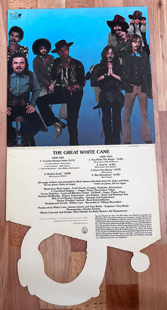 The Great White Cane : The Great White Cane (LP, Album, Die)
