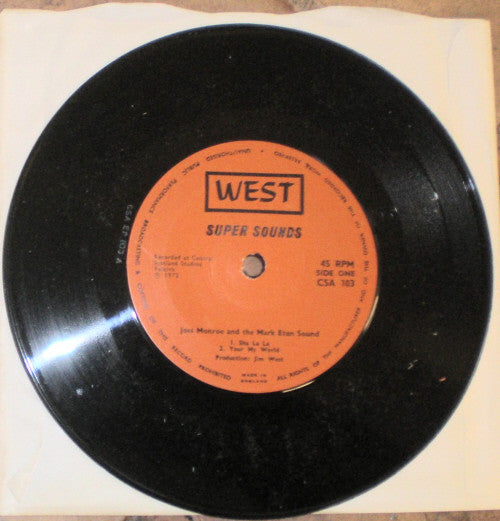 Joss Monroe and The Mark Eton Sound : Big Joss Socks it to em' at The Birdcage (7", EP)