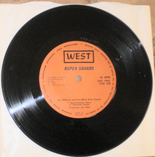 Joss Monroe and The Mark Eton Sound : Big Joss Socks it to em' at The Birdcage (7", EP)