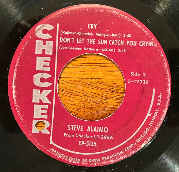 Steve Alaimo : Don’t Cry (7", Single)