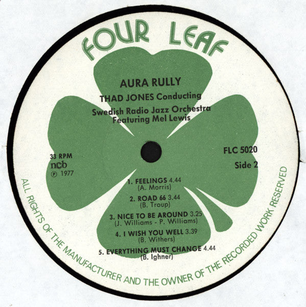 Thad Jones & Aura Rully : Thad And Aura (LP, Album)