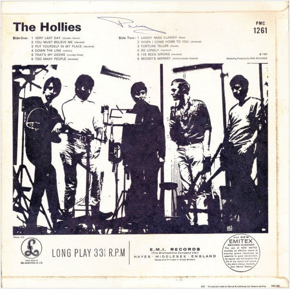 The Hollies : Hollies (LP, Album, Mono)