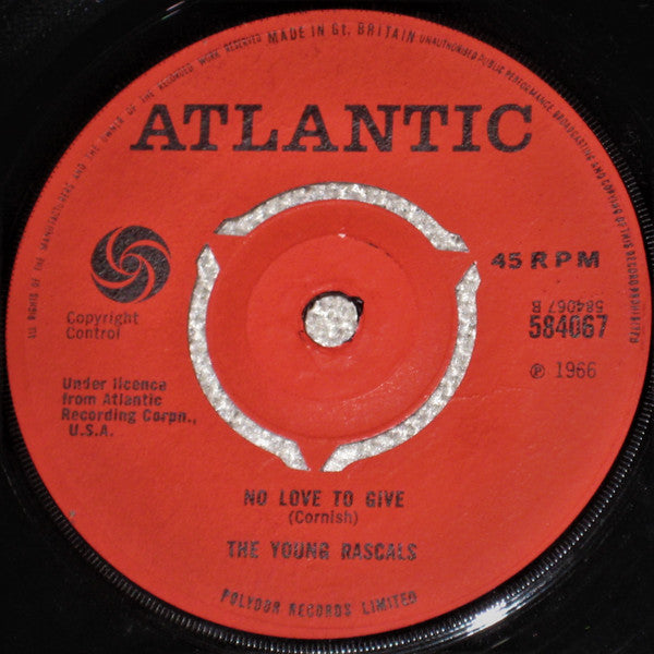 The Young Rascals : Too Many Fish In The Sea (7", Single)