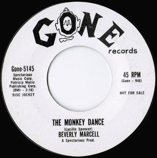 Beverly Marcell : Bevy's Got A Boyfriend / The Monkey Dance (7", Single, Promo)