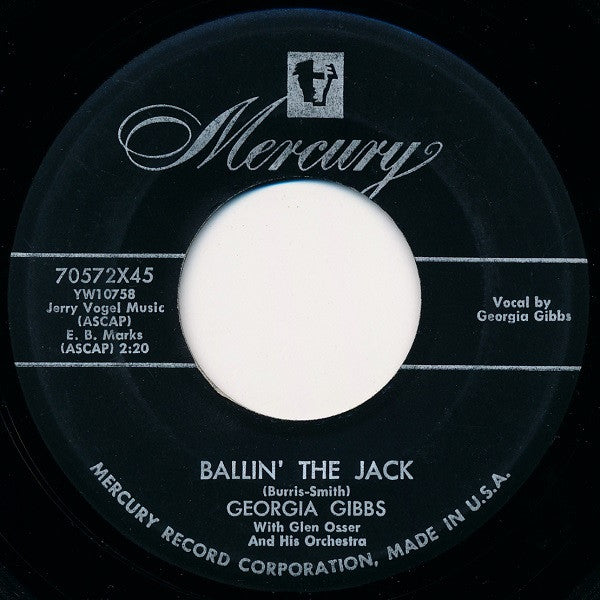 Georgia Gibbs : Dance With Me Henry (Wallflower) / Ballin' The Jack (7")