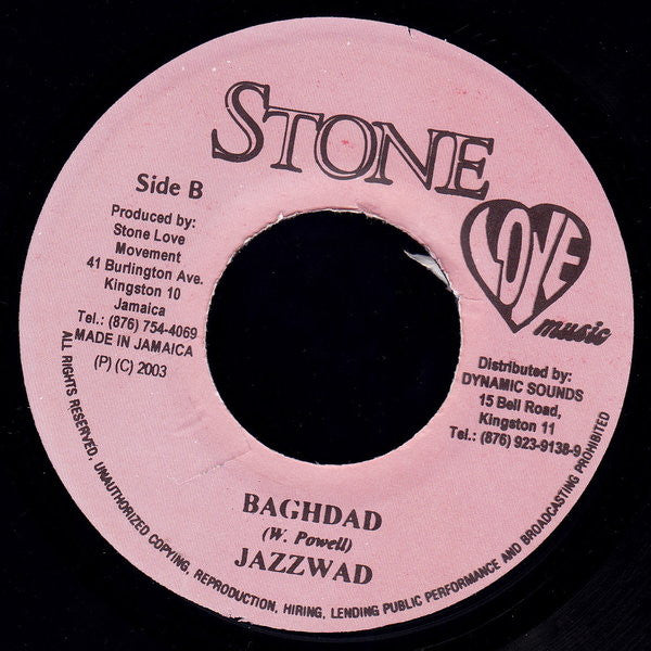 Capleton / Jazzwad : Baghdad / Baghdad (7", Single)