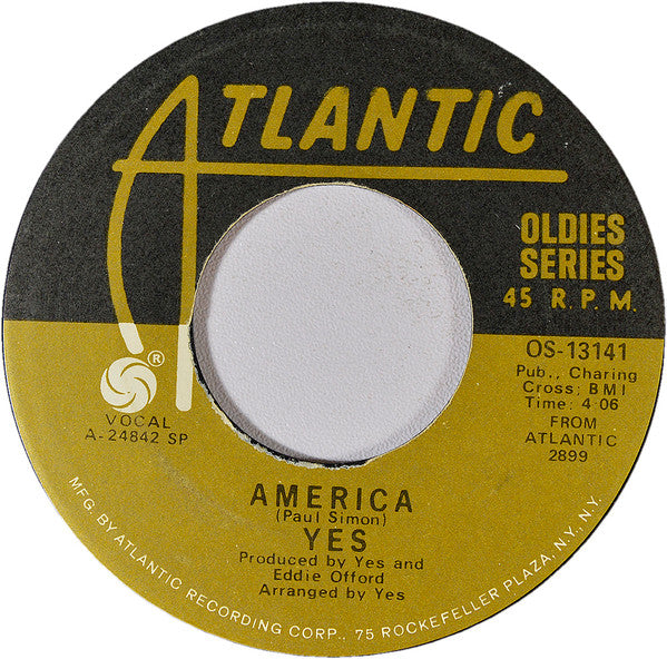 Yes : Your Move (7", Single, RE)
