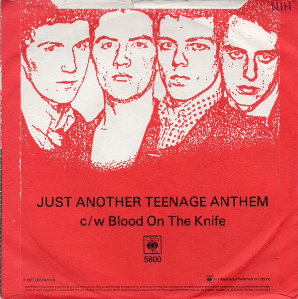 New Hearts : Just Another Teenage Anthem (7", Promo)