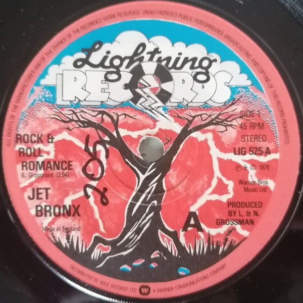 Jet Bronx : Rock & Roll Romance (7")