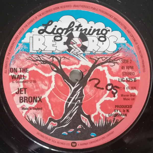 Jet Bronx : Rock & Roll Romance (7")