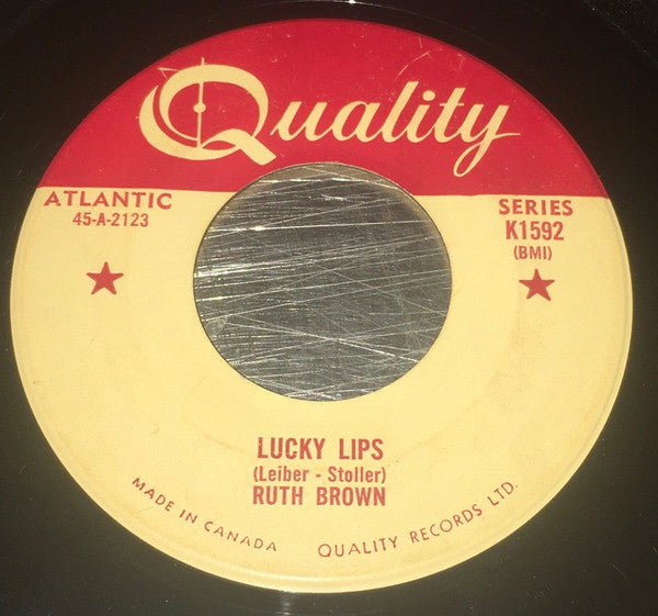 Ruth Brown : Lucky Lips / My Heart Is Breaking Over You (7")
