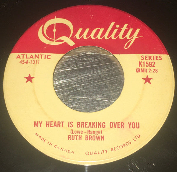 Ruth Brown : Lucky Lips / My Heart Is Breaking Over You (7")